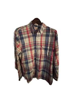 The Fox Collection Vintage JC Penney Plaid Button Down Shirt